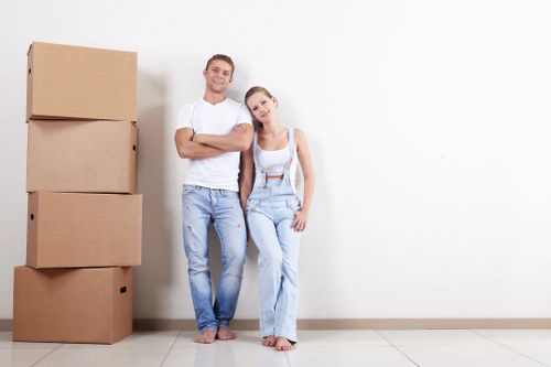 Man and van service helping with a home move in Hampton
