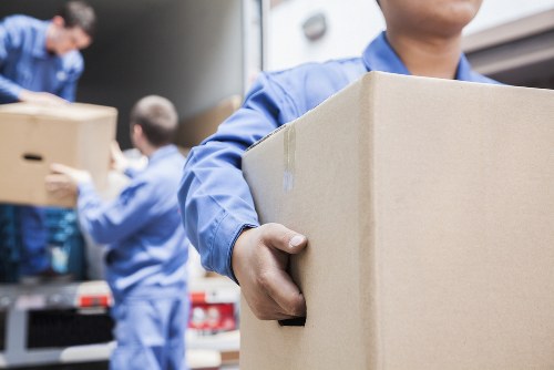 Professional furniture removals in Hampton with moving team and truck