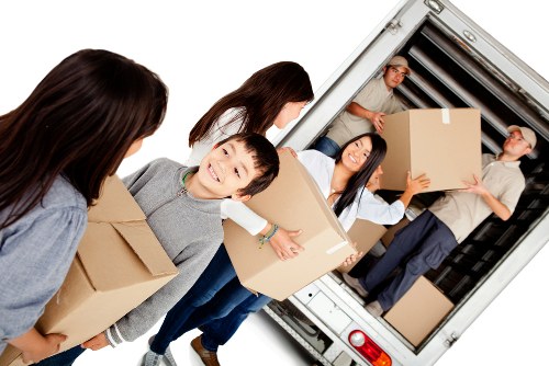 Local Hampton move with a hired removal truck