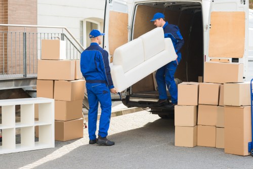 Illustration of a website cookie policy introduction for Hampton Removals