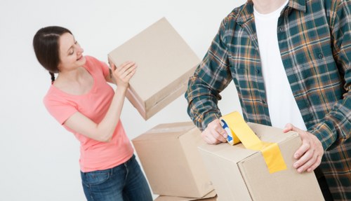 Efficient moving setup for packing and unpacking services in Hampton