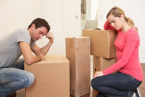 Professional Hampton furniture removal team loading bulky items