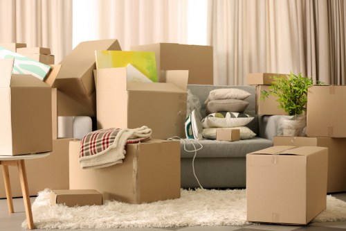 Office relocation setup for commercial removals in Hampton