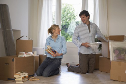 Removal crew loading items with care as part of a home move