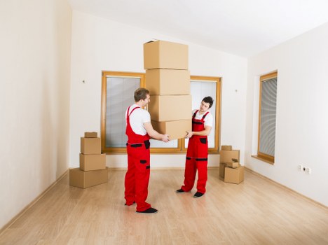 Experienced movers handling furniture during a Hampton removal