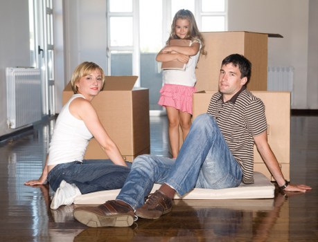 Commercial move coordination in Hampton with labeled office items